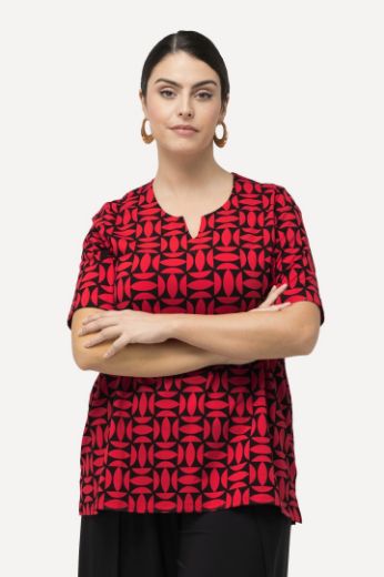 Moda za polnejše Majica kratkih rukava s printom plus velikost, xxl, Ulla Popken in Johann Popken (JP1880)