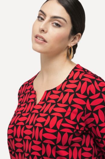 Moda za polnejše Majica kratkih rukava s printom plus velikost, xxl, Ulla Popken in Johann Popken (JP1880)