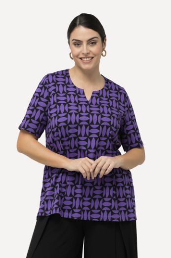 Moda za polnejše Majica kratkih rukava s printom plus velikost, xxl, Ulla Popken in Johann Popken (JP1880)