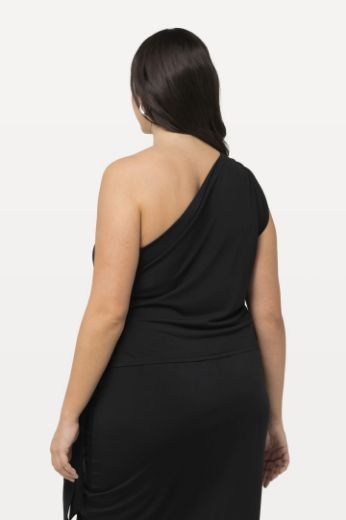 Moda za polnejše Top asimetričan plus velikost, xxl, Ulla Popken in Johann Popken (JP1880)