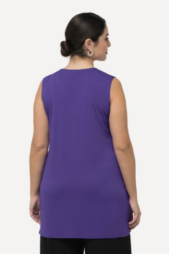 Moda za polnejše Majica bez rukava s dekorativnim dodatkom na ovratniku plus velikost, xxl, Ulla Popken in Johann Popken (JP1880)