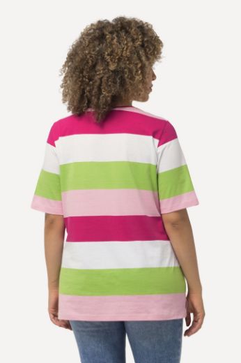 Moda za polnejše Majica kratkih rukava motiv srca i pruga plus velikost, xxl, Ulla Popken in Johann Popken (JP1880)