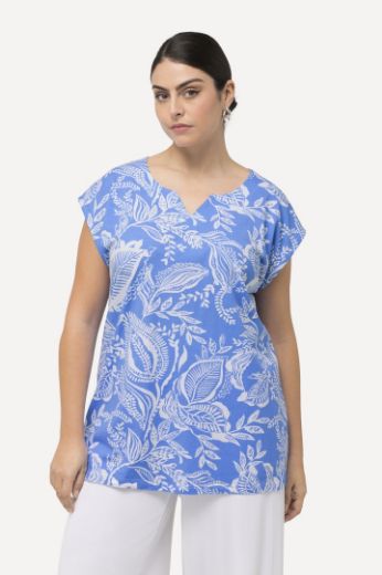 Moda za polnejše Majica spuštenih rukava s printom lišća plus velikost, xxl, Ulla Popken in Johann Popken (JP1880)