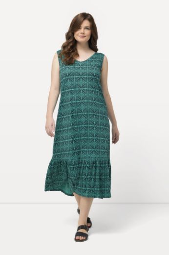 Moda za polnejše Haljina bez rukava geometrijskog printa plus velikost, xxl, Ulla Popken in Johann Popken (JP1880)