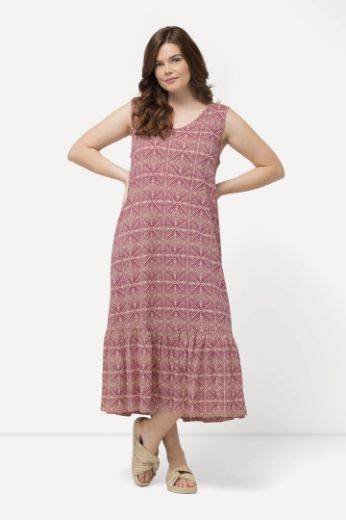 Moda za polnejše Haljina bez rukava geometrijskog printa plus velikost, xxl, Ulla Popken in Johann Popken (JP1880)