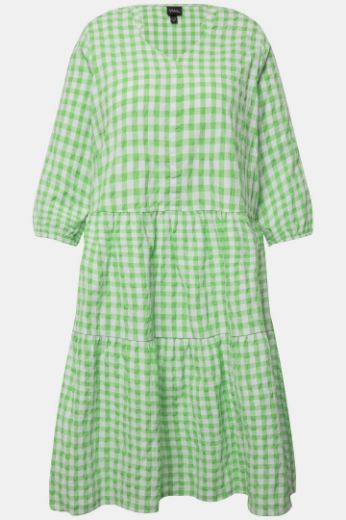 Moda za polnejše Haljina 3/4 rukava V ovratnika plus velikost, xxl, Ulla Popken in Johann Popken (JP1880)