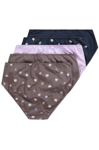 Moda za polnejše Gaćice midi  5 komada plus velikost, xxl, Ulla Popken in Johann Popken (JP1880)