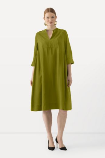 Moda za polnejše Haljina midi 3/4 rukavi A kroja plus velikost, xxl, Ulla Popken in Johann Popken (JP1880)