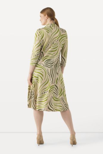 Moda za polnejše Haljina Slinky 3/4 rukavi s printom plus velikost, xxl, Ulla Popken in Johann Popken (JP1880)