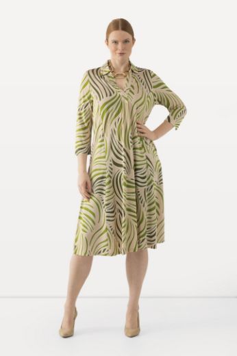 Moda za polnejše Haljina Slinky 3/4 rukavi s printom plus velikost, xxl, Ulla Popken in Johann Popken (JP1880)
