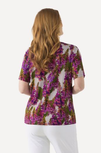 Moda za polnejše Majica kratkih rukava Slinky s printom plus velikost, xxl, Ulla Popken in Johann Popken (JP1880)