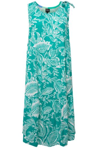 Moda za polnejše Haljina bez rukava s printom lišća plus velikost, xxl, Ulla Popken in Johann Popken (JP1880)
