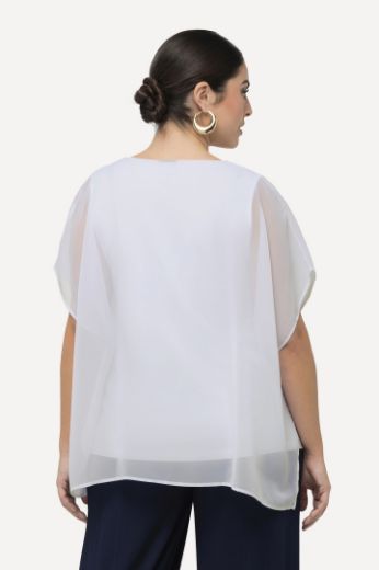 Moda za polnejše Bluza dvoslojna cvjetnog printa plus velikost, xxl, Ulla Popken in Johann Popken (JP1880)