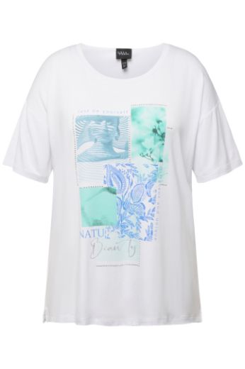 Moda za polnejše Majica kratkih rukava s printom okruglog ovratnika plus velikost, xxl, Ulla Popken in Johann Popken (JP1880)