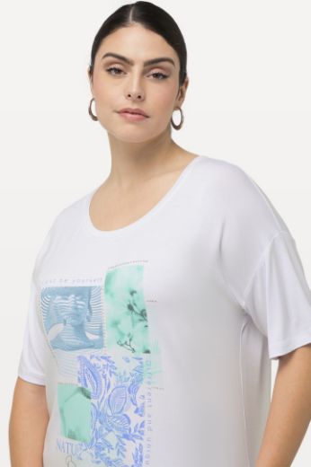 Moda za polnejše Majica kratkih rukava s printom okruglog ovratnika plus velikost, xxl, Ulla Popken in Johann Popken (JP1880)
