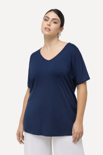 Moda za polnejše Majica kratkih rukava s ringovima na leđima plus velikost, xxl, Ulla Popken in Johann Popken (JP1880)