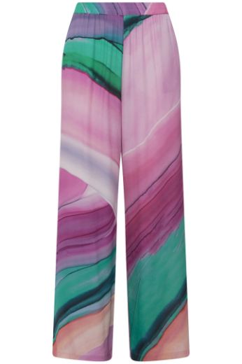 Moda za polnejše Hlače lagane s printom plus velikost, xxl, Ulla Popken in Johann Popken (JP1880)