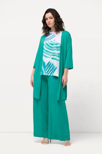 Moda za polnejše Kardigan lagani dužeg kroja s 3/4 rukavima plus velikost, xxl, Ulla Popken in Johann Popken (JP1880)