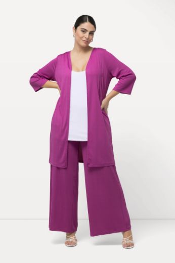Moda za polnejše Kardigan lagani dužeg kroja s 3/4 rukavima plus velikost, xxl, Ulla Popken in Johann Popken (JP1880)