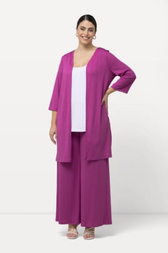 Moda za polnejše Kardigan lagani dužeg kroja s 3/4 rukavima plus velikost, xxl, Ulla Popken in Johann Popken (JP1880)
