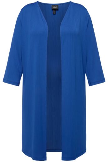 Moda za polnejše Kardigan lagani dužeg kroja s 3/4 rukavima plus velikost, xxl, Ulla Popken in Johann Popken (JP1880)