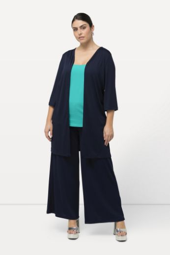 Moda za polnejše Kardigan lagani dužeg kroja s 3/4 rukavima plus velikost, xxl, Ulla Popken in Johann Popken (JP1880)