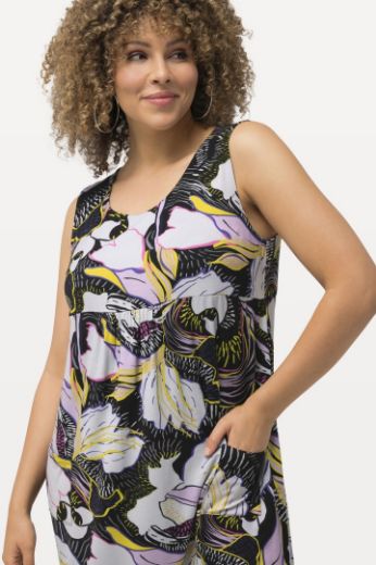 Moda za polnejše Haljina midi bez rukava cvjetnog printa plus velikost, xxl, Ulla Popken in Johann Popken (JP1880)