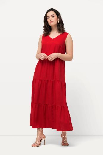 Moda za polnejše Haljina bez rukava V izreza plus velikost, xxl, Ulla Popken in Johann Popken (JP1880)