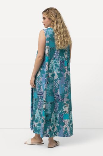 Moda za polnejše Haljina maxi bez rukava s printom plus velikost, xxl, Ulla Popken in Johann Popken (JP1880)