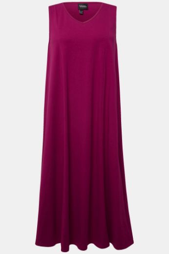Moda za polnejše Haljina maxi bez rukava V izreza plus velikost, xxl, Ulla Popken in Johann Popken (JP1880)