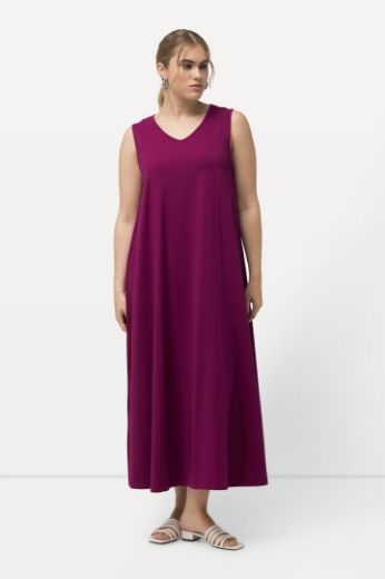Moda za polnejše Haljina maxi bez rukava V izreza plus velikost, xxl, Ulla Popken in Johann Popken (JP1880)