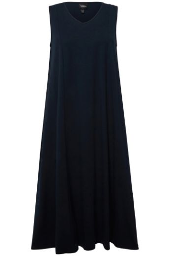 Moda za polnejše Haljina maxi bez rukava V izreza plus velikost, xxl, Ulla Popken in Johann Popken (JP1880)