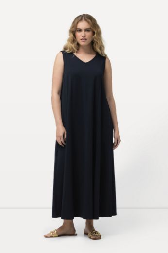Moda za polnejše Haljina maxi bez rukava V izreza plus velikost, xxl, Ulla Popken in Johann Popken (JP1880)