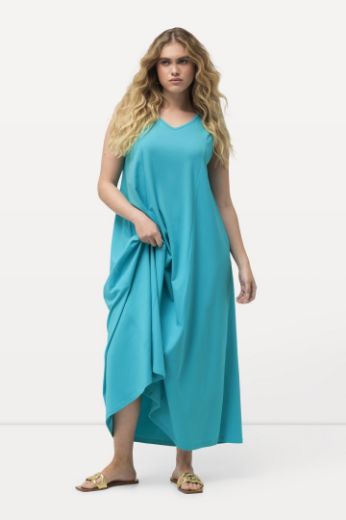 Moda za polnejše Haljina maxi bez rukava V izreza plus velikost, xxl, Ulla Popken in Johann Popken (JP1880)