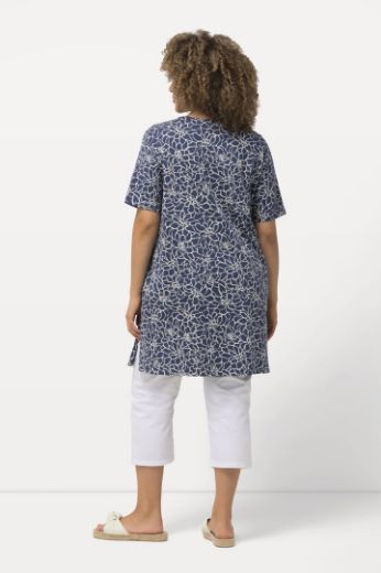 Moda za polnejše Tunika kratkih rukava cvjetnog printa plus velikost, xxl, Ulla Popken in Johann Popken (JP1880)