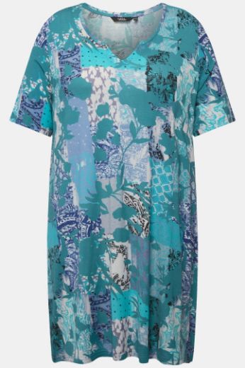 Moda za polnejše Tunika kratkih rukava cvjetnog printa plus velikost, xxl, Ulla Popken in Johann Popken (JP1880)