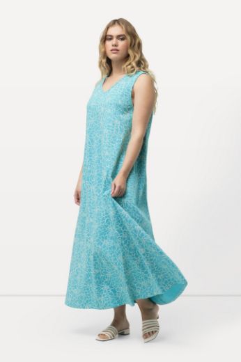 Moda za polnejše Haljina maxi bez rukava s cvjetnim printom plus velikost, xxl, Ulla Popken in Johann Popken (JP1880)