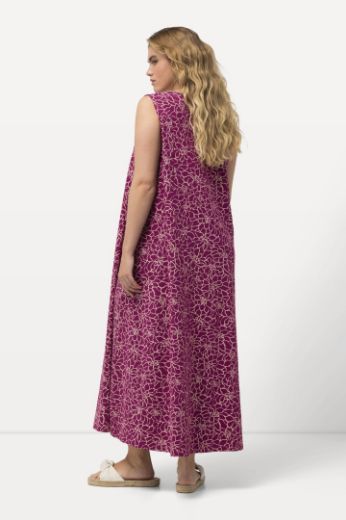 Moda za polnejše Haljina maxi bez rukava s minimalističkim printom plus velikost, xxl, Ulla Popken in Johann Popken (JP1880)