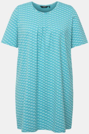 Moda za polnejše Tunika kratkih rukava  A kroja s minimalističkim printom plus velikost, xxl, Ulla Popken in Johann Popken (JP1880)