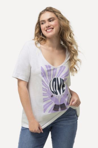 Moda za polnejše Majica kratkih rukava LOVE plus velikost, xxl, Ulla Popken in Johann Popken (JP1880)