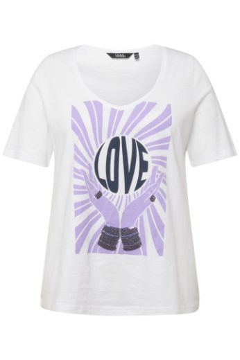Moda za polnejše Majica kratkih rukava LOVE plus velikost, xxl, Ulla Popken in Johann Popken (JP1880)