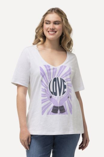 Moda za polnejše Majica kratkih rukava LOVE plus velikost, xxl, Ulla Popken in Johann Popken (JP1880)