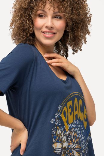 Moda za polnejše Majica kratkih rukava V izreza plus velikost, xxl, Ulla Popken in Johann Popken (JP1880)