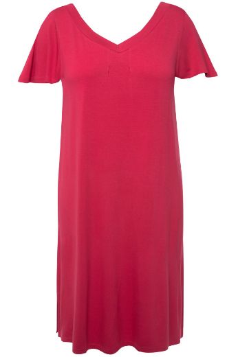 Moda za polnejše Haljina midi spuštenih rukava plus velikost, xxl, Ulla Popken in Johann Popken (JP1880)