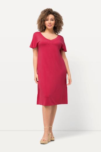 Moda za polnejše Haljina midi spuštenih rukava plus velikost, xxl, Ulla Popken in Johann Popken (JP1880)