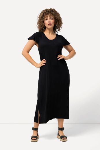 Moda za polnejše Haljina midi spuštenih rukava plus velikost, xxl, Ulla Popken in Johann Popken (JP1880)