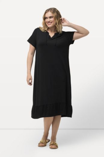 Moda za polnejše Haljina midi A kroja kratkih rukava plus velikost, xxl, Ulla Popken in Johann Popken (JP1880)
