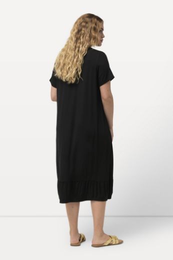 Moda za polnejše Haljina midi A kroja kratkih rukava plus velikost, xxl, Ulla Popken in Johann Popken (JP1880)