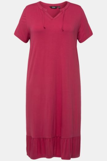 Moda za polnejše Haljina midi A kroja kratkih rukava plus velikost, xxl, Ulla Popken in Johann Popken (JP1880)