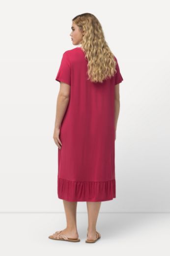 Moda za polnejše Haljina midi A kroja kratkih rukava plus velikost, xxl, Ulla Popken in Johann Popken (JP1880)